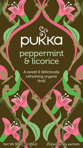 Pukka Peppermint & licorice bio 20 builtjes